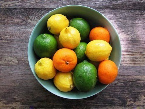frutas cítricas para la psoriasis